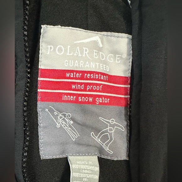 Men Polar Edge Ski Pant with Suspender Water Resistant Snow Bids in black Size M - Picture 5 of 16